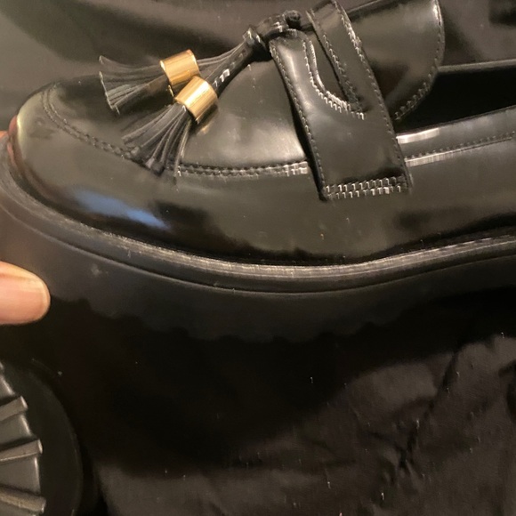 Black Tassel Loafers - Picture 4 of 6
